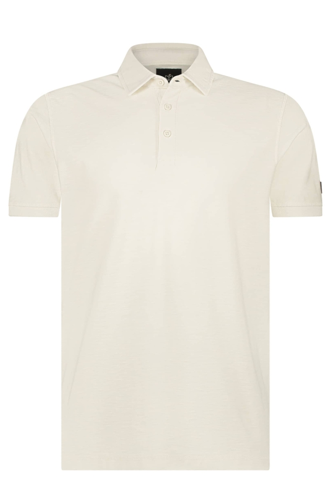 POLO VAN ZWARE JERSEYSTOF MET SLUBS 48435104 1700